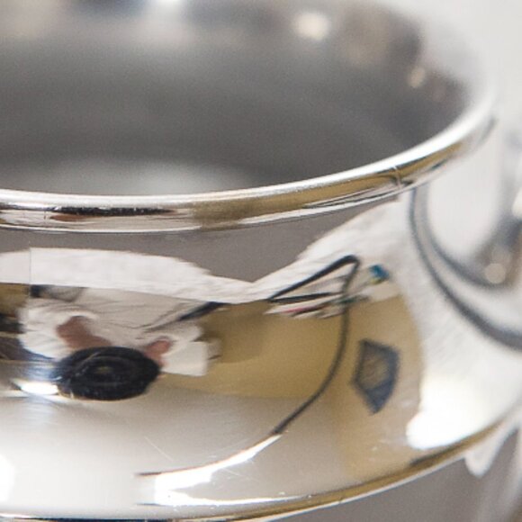 Vintage CHROME Sugar and Creamer Set PAIR - Picture 7 of 14